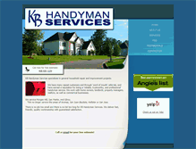 Tablet Screenshot of kbhandymanservices.com